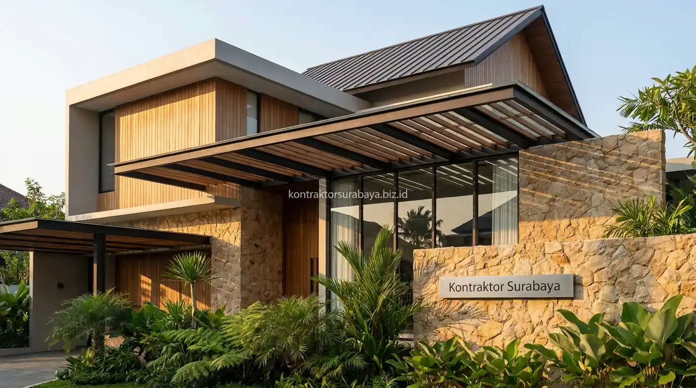 Desain Rumah Tropis Modern