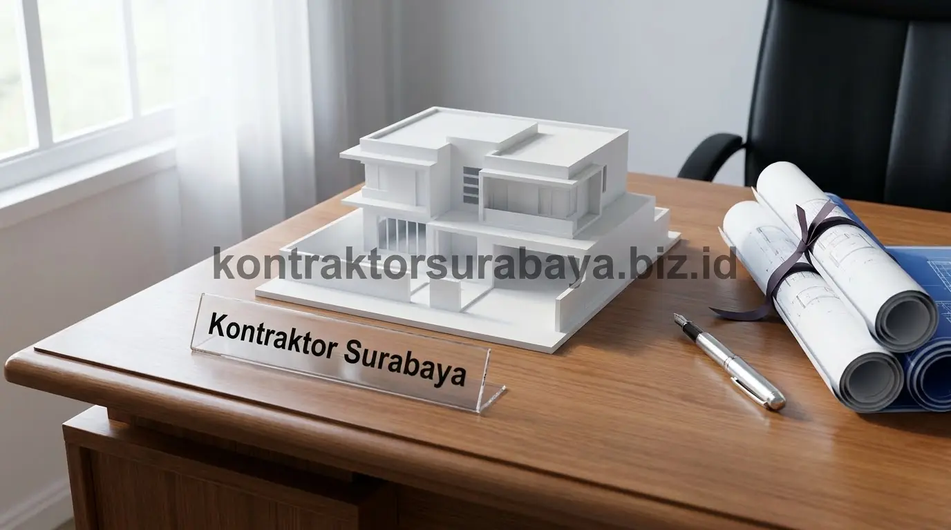 Kontraktor rumah Surabaya membangun sesuai spesifikasi kontrak
