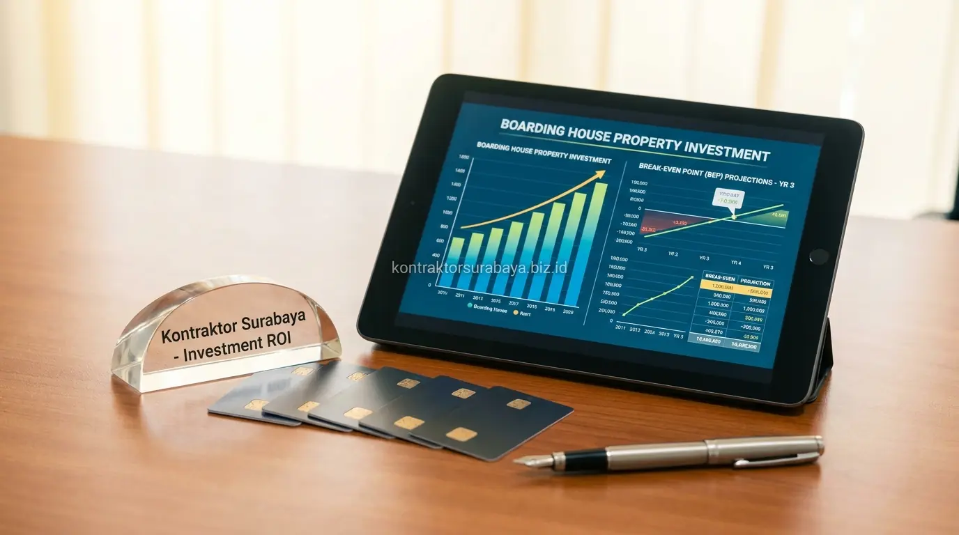Proyeksi okupansi dan BEP investasi kos-kosan di Surabaya