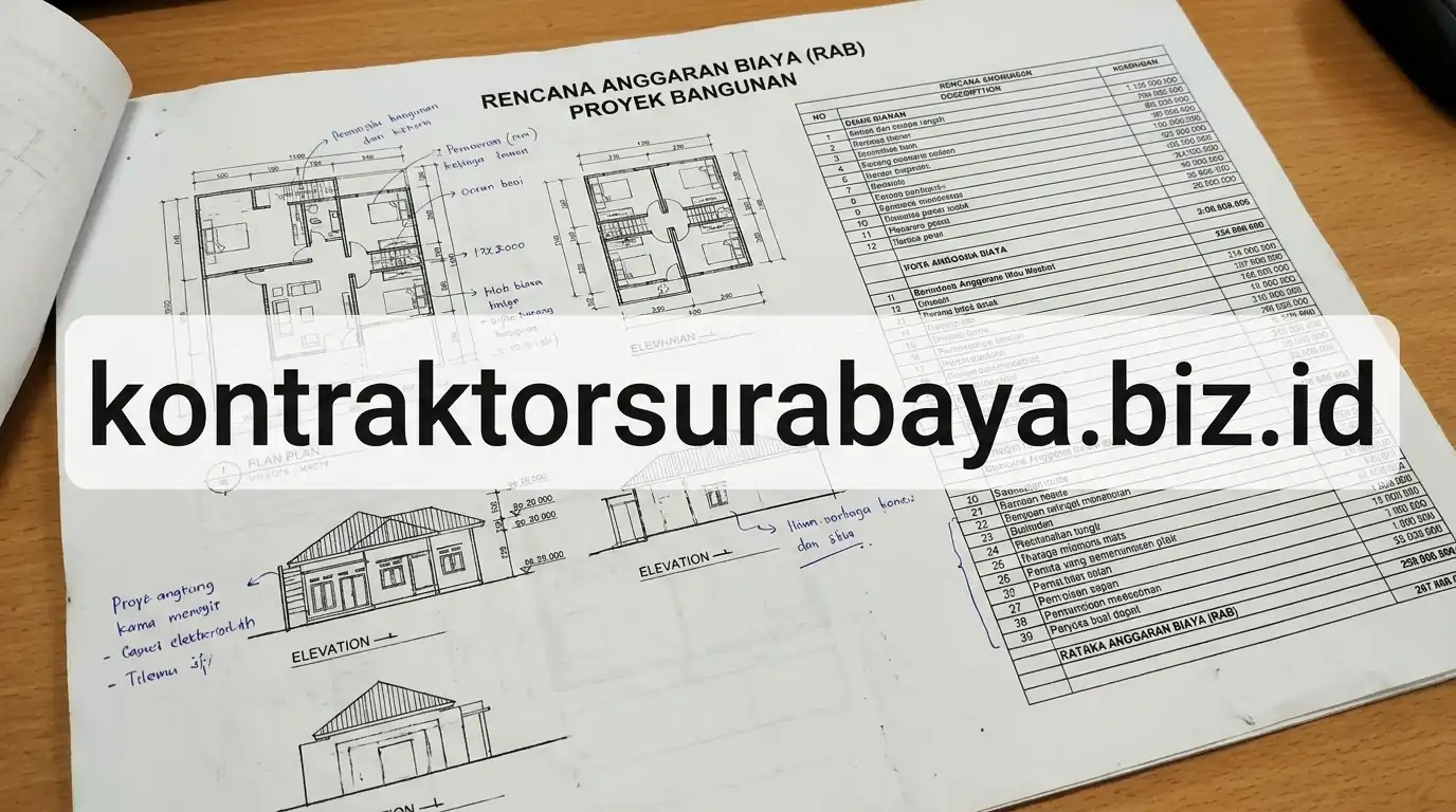 Jasa Hitung RAB Bangunan Surabaya